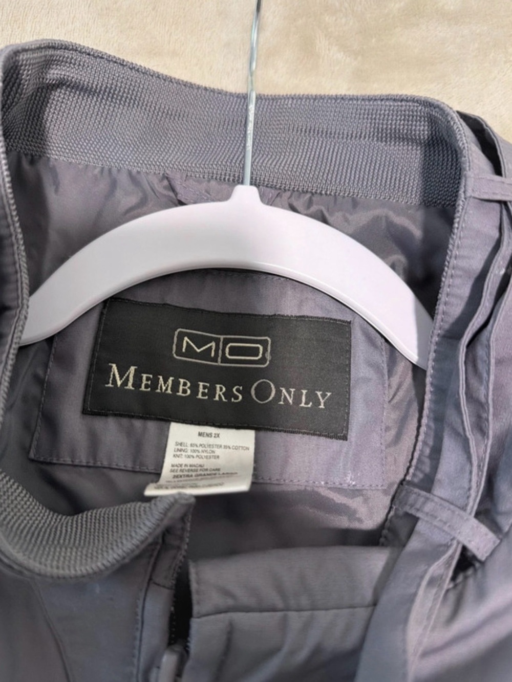Members Only Men's Gray Jogger Sweatpants